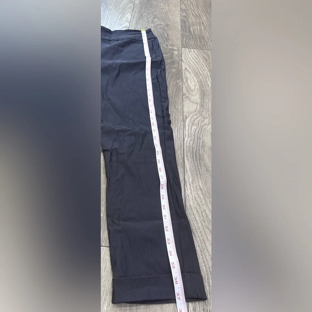 Tribal Women's Pull-On Ankle Pants with Flatten It Tummy Control - Gray - Picture 8 of 8